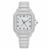 Silver Arabic CZ Watch
